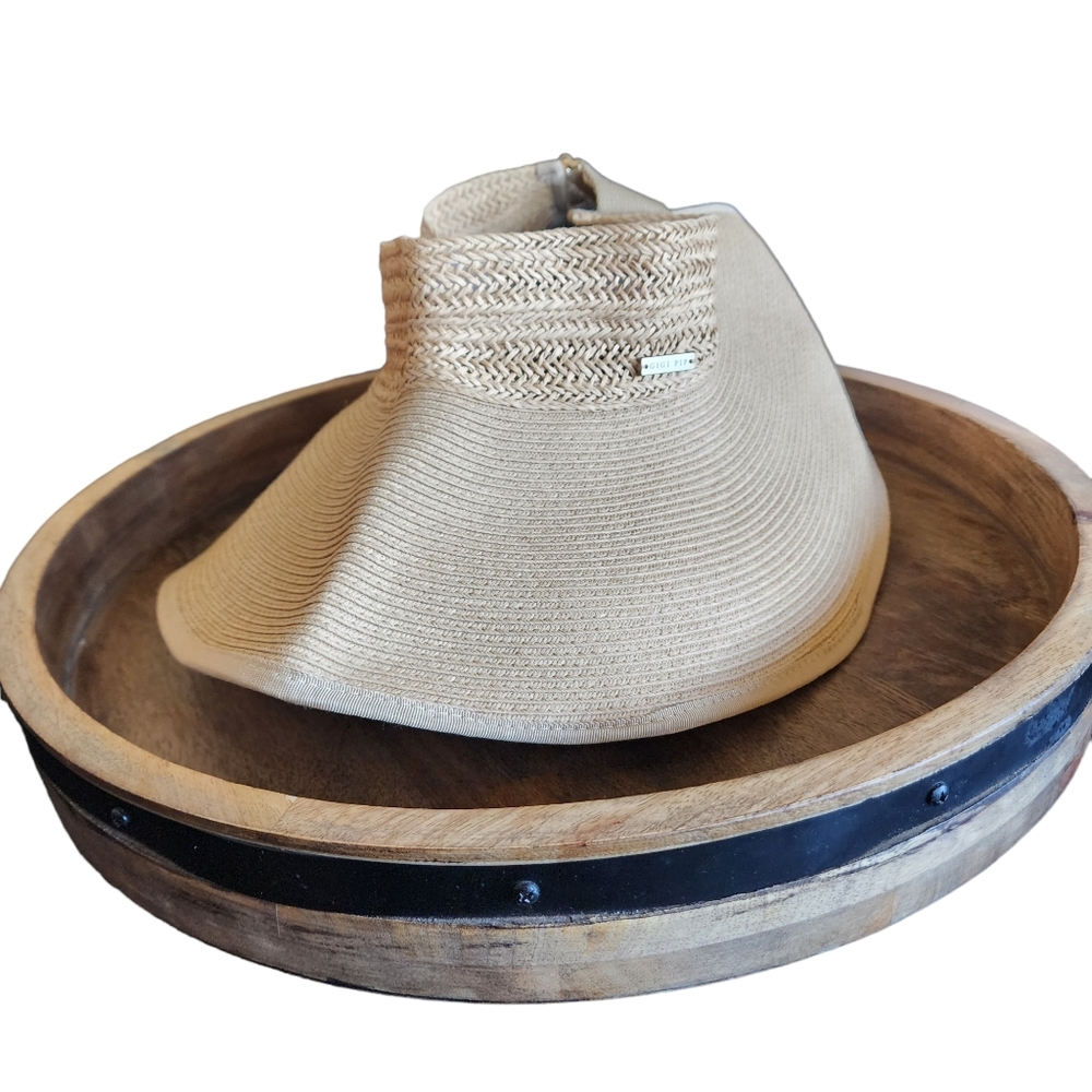 GIGI PIP Beachy Straw Visor